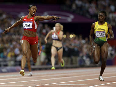 London Olympics: USA break 27-year-old WR in 4x100m London Olympics: USA break 27-year-old WR in 4x100m