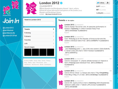 Twitter plus Olympics is equal to advertising gold Twitter plus Olympics is equal to advertising gold