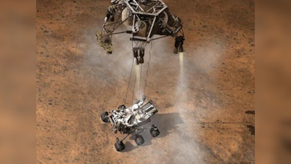 Watch: NASA video of Mars rover Curiosity's descent