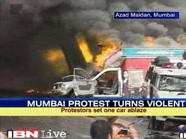 Protest against Assam riots turns violent, 2 killed and 40 hurt Protest against Assam riots turns violent, 2 killed and 40 hurt