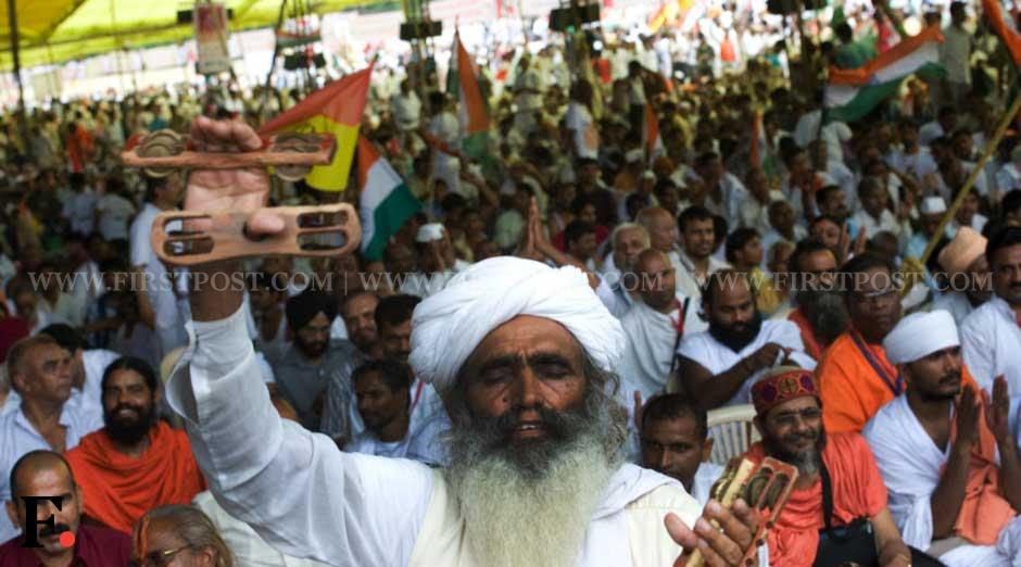 Thousands of fervent Ramdev supporters gathered at the Ramlila Maidan. Naresh Sharma/ Firstpost Thousands of fervent Ramdev supporters gathered at the Ramlila Maidan. Naresh Sharma/ Firstpost