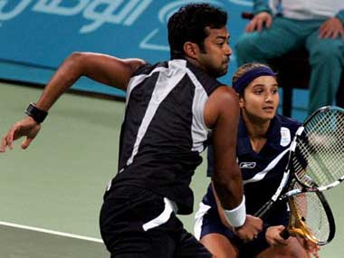 Olympics: Tough opener for Paes-Sania, draw Zimonjic-Ivanovic Olympics: Tough opener for Paes-Sania, draw Zimonjic-Ivanovic