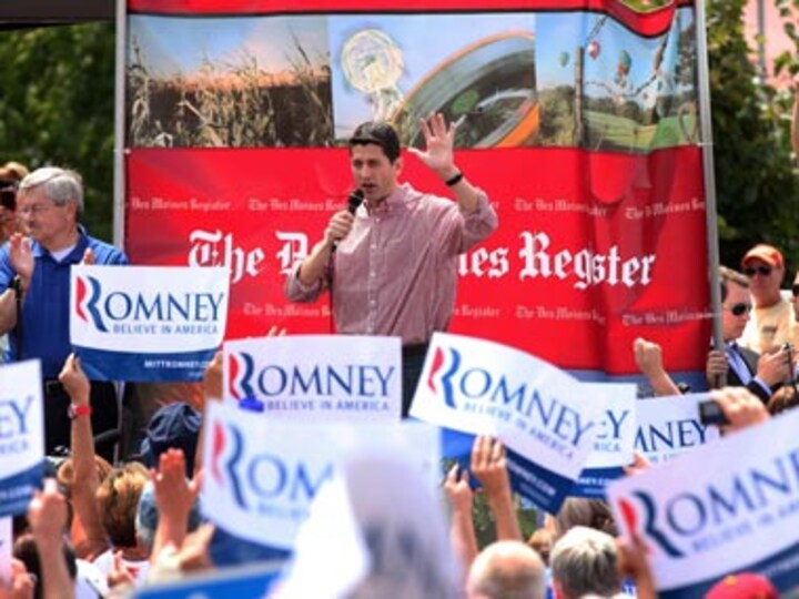 Republicans' eyes now on conservative VP nominee