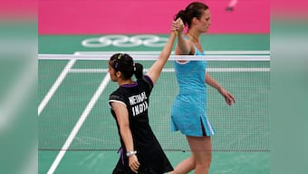 Saina shows guts in adversity