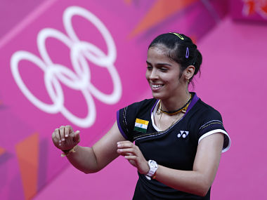 Olympics: Saina through to semis after winning thriller Olympics: Saina through to semis after winning thriller