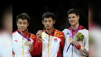 Olympics: China's Zhang beats compatriot to win TT gold