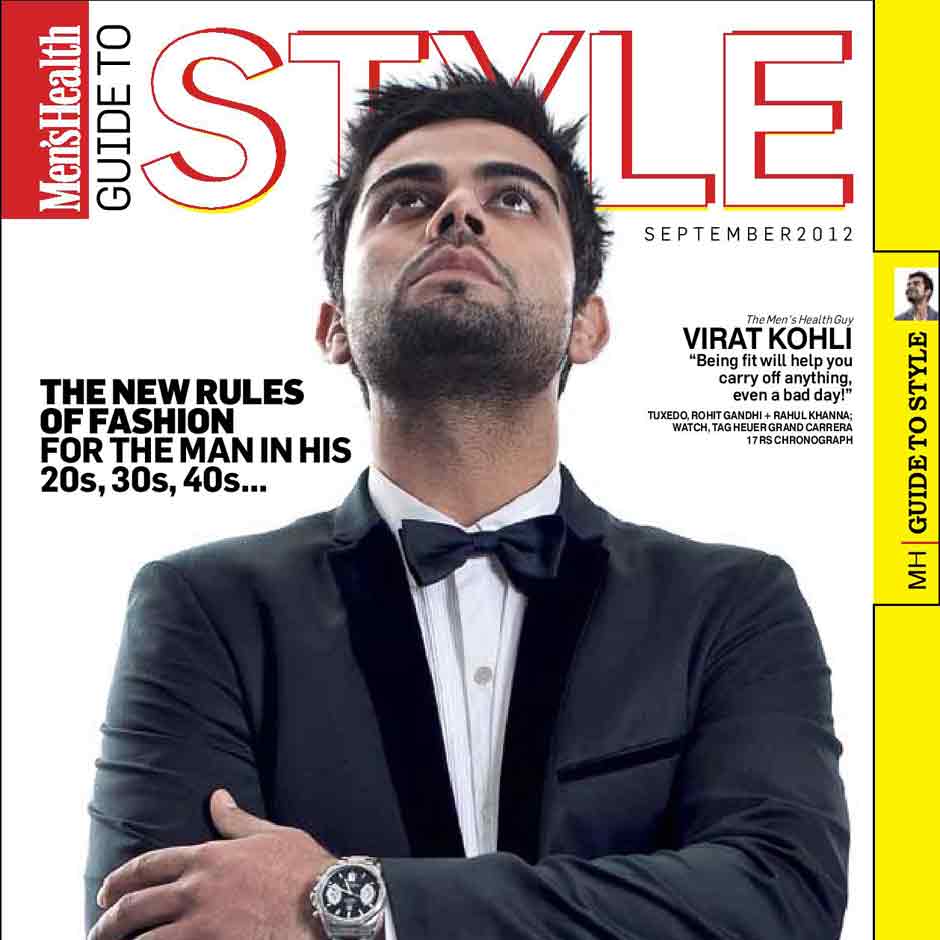Virat Kohli on the September cover of Men's Health Magazine. Courtesy: Men's Health Magazine Virat Kohli on the September cover of Men's Health Magazine. Courtesy: Men's Health Magazine