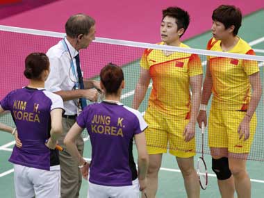 Olympics: 8 women shuttlers charged for throwing matches Olympics: 8 women shuttlers charged for throwing matches