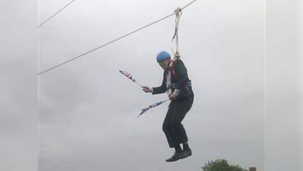 London mayor left hanging in mid-air amidst Olympics