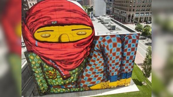 Colorful Brazilian mural stirs up row in Boston