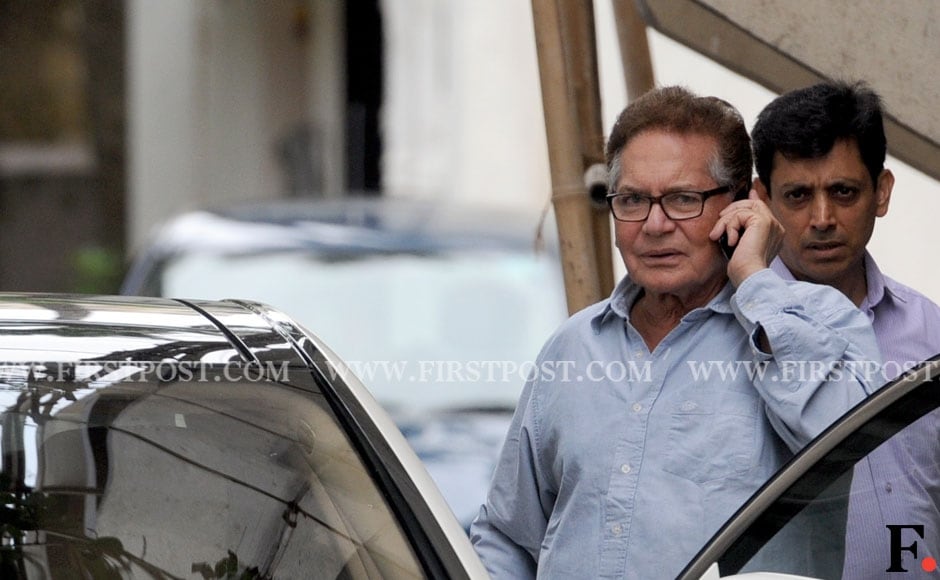 Salim Khan celebrates Eid with his family. Sachin Gokhale/Firstpost Salim Khan celebrates Eid with his family. Sachin Gokhale/Firstpost