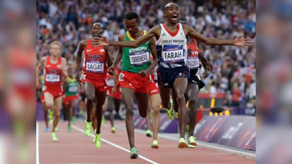 London Olympics: Two golds for Mo Farah, the new face of Britain