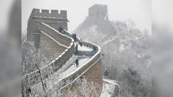 Portion of China's great wall collapses