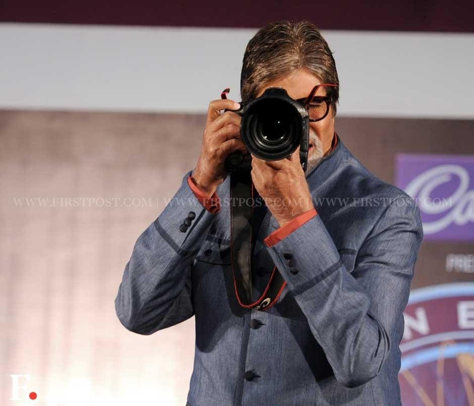 Amitabh Bachchan clicking a picture instead of being clicked. Sachin Gokhale/Firstpost Amitabh Bachchan clicking a picture instead of being clicked. Sachin Gokhale/Firstpost