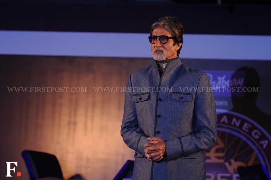 Amitabh Bachchan at the press meet of Kaun Banega Crorepati 6, held at Hotel JW Marriott in Mumbai. Sachin Gokhale/Firstpost Amitabh Bachchan at the press meet of Kaun Banega Crorepati 6, held at Hotel JW Marriott in Mumbai. Sachin Gokhale/Firstpost