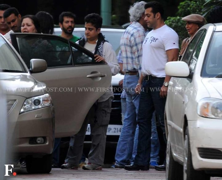 Images: Salman Khan's special screening for Ek Tha Tiger at YRF Studios