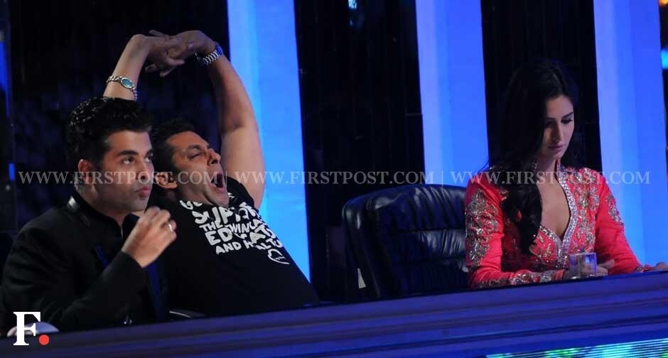 Karan Johar, Salman Khan and Madhuri Dixit. Sachin Gokhale/Firstpost Karan Johar, Salman Khan and Madhuri Dixit. Sachin Gokhale/Firstpost