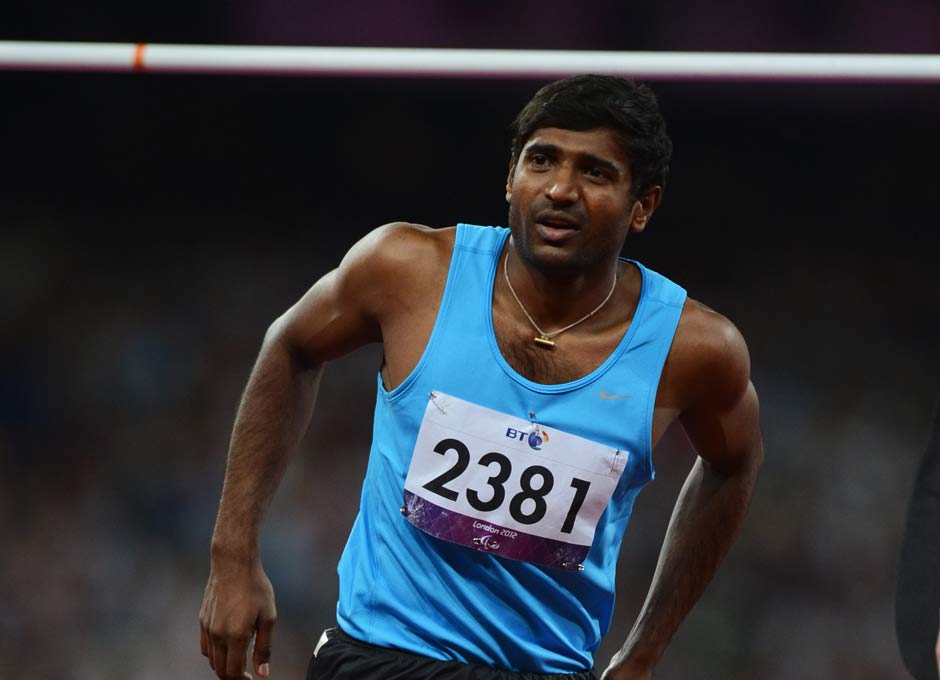Girisha won his silver medal in front of an 80,000 capacity crowd. Here he looks on before the final hurdle. Getty Images Girisha won his silver medal in front of an 80,000 capacity crowd. Here he looks on before the final hurdle. Getty Images
