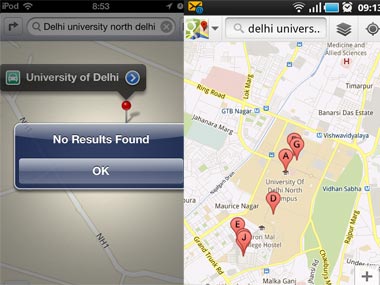 It's there, no wait, it's not: Spotting India on Apple Maps It's there, no wait, it's not: Spotting India on Apple Maps