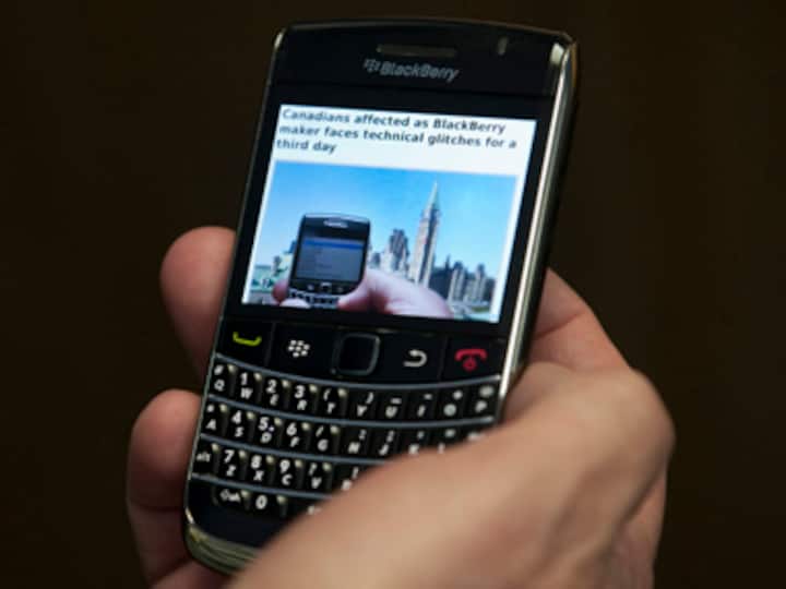 BlackBerry outage in Europe, Middle East, Africa