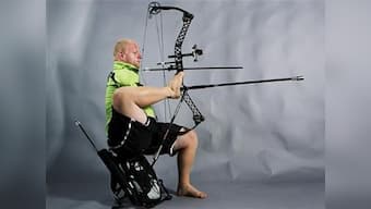 Armless archer eyes Paralympics medal