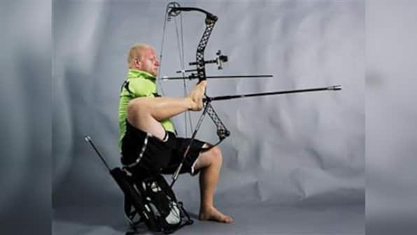 Armless archer eyes Paralympics medal