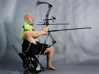 Armless archer eyes Paralympics medal Armless archer eyes Paralympics medal