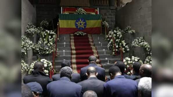 Thousands gather for Meles Zenawi's state funeral in Ethiopia