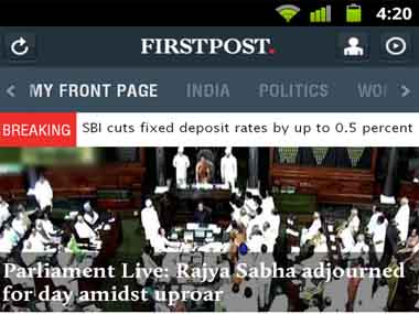 Finally, Firstpost is on Android! Finally, Firstpost is on Android!