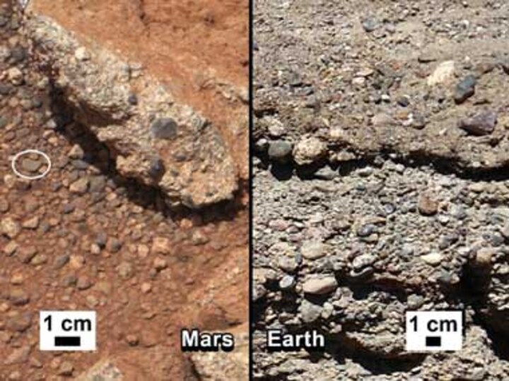 Mars Rover Curiosity has found a dried up riverbed!