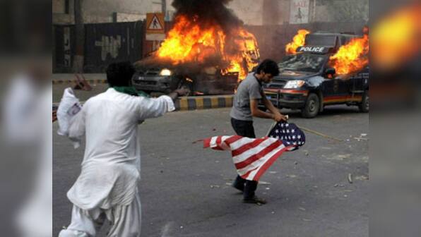 Anti-Islam film riots in Pak turn violent, 17 dead 