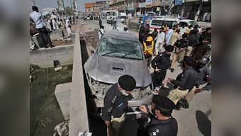 2 killed as car bomb hits US govt vehicle in Pakistan