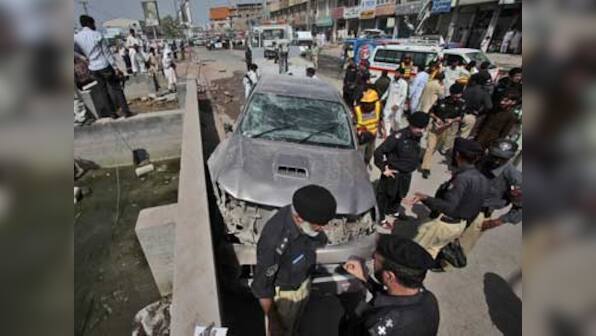 2 killed as car bomb hits US govt vehicle in Pakistan