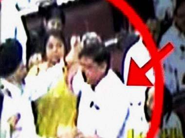 Scuffle in Parliament over quota bill was Congress plot, says BJP MP