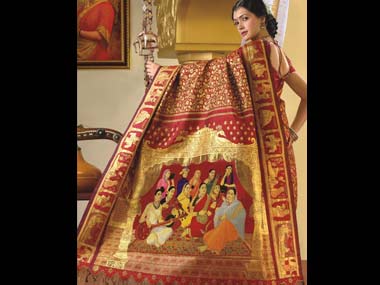 Rs 40 lakh and 8kg: Chennai Silk's Guinness record sari Rs 40 lakh and 8kg: Chennai Silk's Guinness record sari