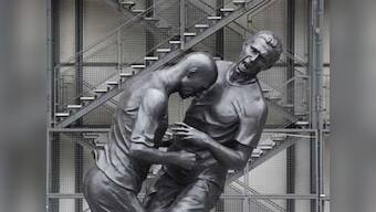 Zidane head-butt immortalised in a statue in Paris