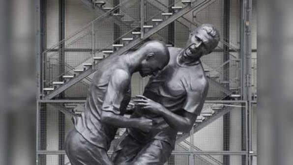 Zidane head-butt immortalised in a statue in Paris