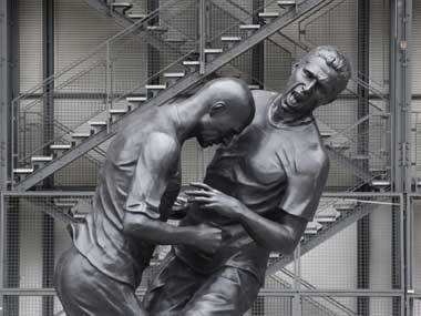 Zidane head-butt immortalised in a statue in Paris
