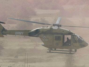 A Dhruv helicopter. Reuters