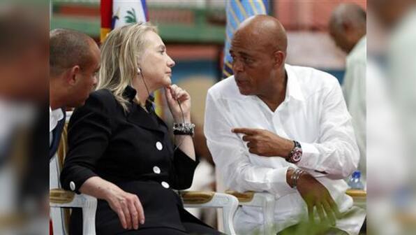 Clintons preside at star-studded opening of Haitian industrial park