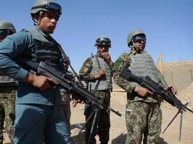 Representational image of Afghan police personnel. AP