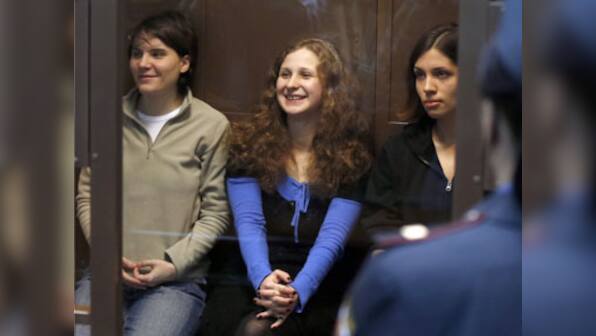 Moscow court frees one Pussy Riot member on appeal