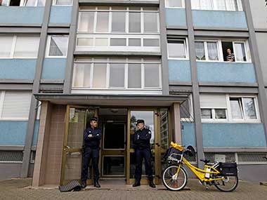 French police find bomb-making material in parking lot French police find bomb-making material in parking lot
