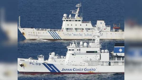 China patrol boats confronts Japanese ship near disputed islands