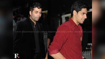 Friends of the year – Karan Johar and Siddharth Malhotra 