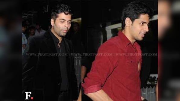 Friends of the year – Karan Johar and Siddharth Malhotra 