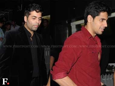 Friends of the year – Karan Johar and Siddharth Malhotra Friends of the year – Karan Johar and Siddharth Malhotra