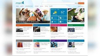 Microsoft revamps MSN for news, ahead of Windows 8 launch