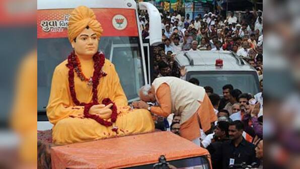 God save Vivekananda from the love of Modi, Mamata and Madam
