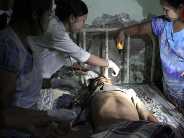 Myanmar lowers ethnic clash death toll to 64 Myanmar lowers ethnic clash death toll to 64